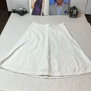 A. Byer Vintage eyelet skirt